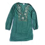 Robe / tunique zara basic , verte, taille m, manches longues Robe / tunique zara basic , verte, taille m, manches longues