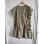 Robe verte mi longue femme Robe verte mi longue femme