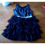 Robe volants h et m taille 11 - 12 ans strass . .