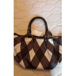 Superbe sac arthur & aston de trs belle qualit. polyester et imitation cuir verni noir british design ...