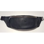 Sac banane chantaco cuir noir lacoste