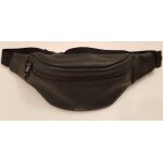 Sac banane cuir noir lacoste