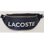 Sac banane cuir & nylon noir grand mod�le lacoste