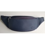 Sac banane zipp� bleu marine lacoste