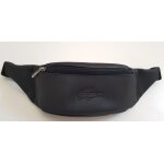 Sac banane zipp� noir lacoste