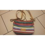 Sac � bandouli�re fuchsia multicolore