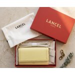 Sac bandouli�re / pochette lancel  premier flirt  - cuir grains vert citron lime - full set