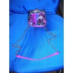 Sac  bandoulire porte monnaie monster high 11 x 10 cm multicolore