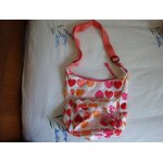 Sac  bandoulire roxy coeurs rose - rouge - orange