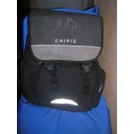 Sac � dos chipie multi - poches toile multicolore 34 x 44 cm.