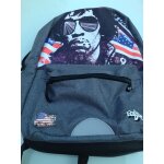 Sac  dos quo vadis jimmy hendrix polyester gris