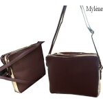 Sac femme � bandouli�re bi - color