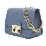 Sac furla bleu, cuir