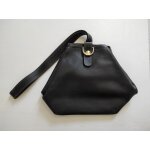 Sac lancel en cuir noir