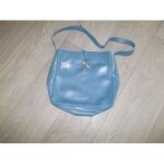 Sac longchamp cuir bleu, port� �paule � r�nover be