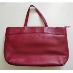 Sac longchamp en cuir rouge