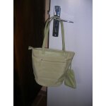 Sac � main 24 x 28 + pochette 14, 5 x10 cm david jones vert