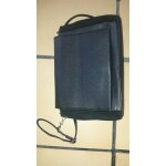 Sac a main bandoulire noir cuir pu besace a compartiments porte document sacoche bagage a rabat aimant ...