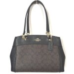 Sac � main coach f25396 toile marron