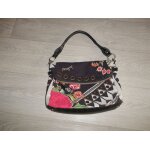 Sac à main desigual multicolore fleurs oeillets paillettes be Sac à main desigual multicolore fleurs oeillets paillettes be