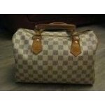 Sac � main louis vuitton speedy toile beige