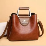 Sac  main de luxe de styliste pour femmes, sacoche en cuir huil de marque, fourre - tout  bandoulire, ...