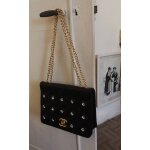 Sac  main noir avec diam's