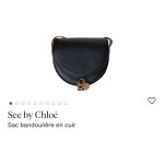 Sac � main impeccable de la marque see by chlo�