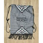 Sac de plage piscine sac  dos banana moon ray noir et blanc femme  franges - envoi trs rapide et ...