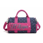 Sac polochon tommy hilfiger - bleu marine & rose