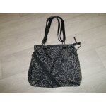 Sac puma noir et gris argent� port� �paule, bandouli�re tbe