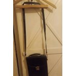 Sacoche � bandouli�re en cuir noir duolynx.