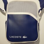 Sacoche bleu marine & gris lacoste