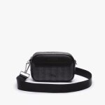 Sacoche crois�e the blend en toile monogramme lacoste nh3650lx