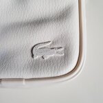 Sacoche cuir blanc lacoste