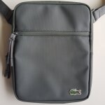 Sacoche grand mod�le gris lacoste
