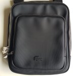Sacoche grand mod�le noir lacoste