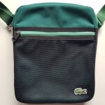 Sacoche grand mod�le noir & vert lacoste