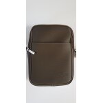 Sacoche zipp�e kaki lacoste
