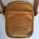 Sacoche zipp�e moutarde lacoste