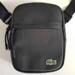 Sacoche zipp�e noire lacoste
