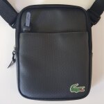 Sacoche zipp�e noire lacoste