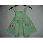 Salopette - jupe (courte) vert - pomme camaeu 12m