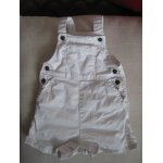 Salopette short blanche dpam 3 mois tbe