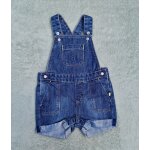 Salopette short en jean obabi 6 mois, trs bon tat