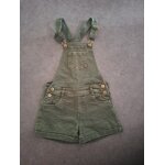Salopette short toile kaki orchestra - 8 ans