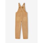 Salopette style charpentier fille - taupe (vertbaudet)