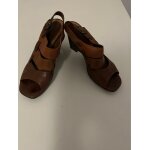 Sandales haut talons cuir marron 38 clarks