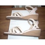 Sandales neuves nu pied geox respira p 37 beige