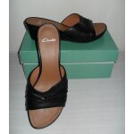 Sandales. nu pieds. noir. clarks. pointure 39 Sandales. nu pieds. noir. clarks. pointure 39